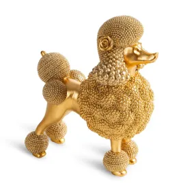 zlota-figurka-pudla-17x9x19-cm-pies-dekoracyjny