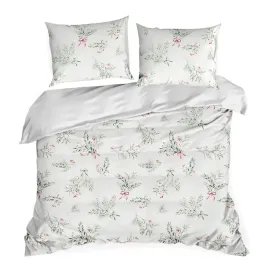 swiateczna-posciel-z-mikrofibry-bows-220x200-2x70x80-biala