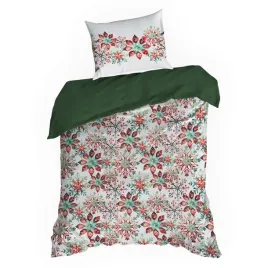 posciel-swiateczna-stella-140x200-70x80-biala-sniezynki