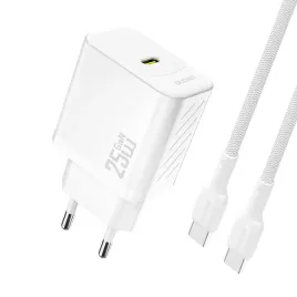 ladowarka-sieciowa-usb-c-z-kablem-usb-c-gan-pd-25w-biala