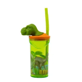 kubek-ze-slomka-do-picia-dla-chlopca-dinozaur-t-rex-figurka-slomka-3d-360ml