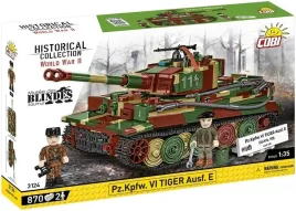 model-czolgu-pz-kpfw-vi-tiger-ausf-e-kolekcja-historyczna-cobi-870-elem