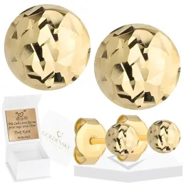 zlote-kolczyki-kulki-diamentowane-7mm-585-grawer-dedykacja-gratis