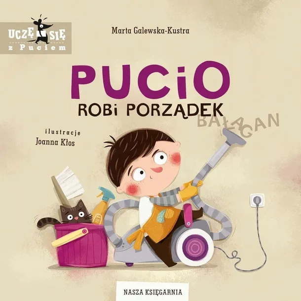 Nasza Księgarnia Książka Pucio robi porządek twarda oprawa