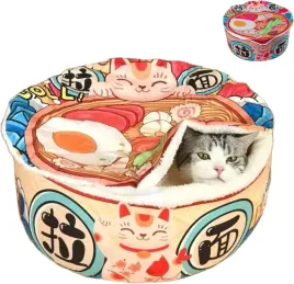 legowisko-domek-dla-kota-z-poduszka-i-przykryciem-ramen-s