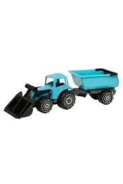 traktor-plasto-z-ladowaczem-i-przyczepa-57cm-turkusowy-dla-dzieci-1