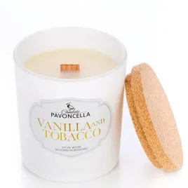 pavoncella-swieca-sojowa-vanilla-and-tobacco-135-g-z-drewnianym-knotem