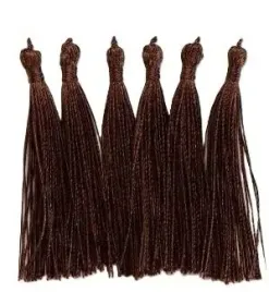 brewis-fredzelki-ozdobne-chwosty-8-cm-6-szt-brazowe