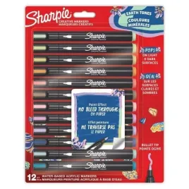 sharpie-markery-akrylowe-earth-tones12-kolorow-tusz-na-bazie-wody