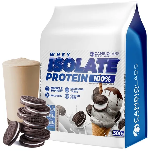 ODŻYWKA BIAŁKOWA BIAŁKO IZOLAT bez cukru, glutenu Whey Isolate PROTEIN WPI