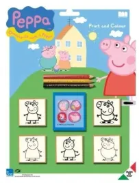swinka-peppa-zestaw-pieczatek-5-szt-poduszka-i-kredki-multiprint