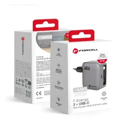ladowarka-sieciowa-do-telefonu-forcell-f-energy-gan-usb-c-zwijany-kabel-usb-c-pd-qc4-0-3a-45w-vt-r5-szara