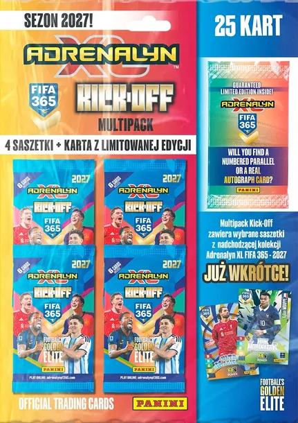 FIFA 365 2027 Multipack Kick Off 4 saszetki + karta specjalna