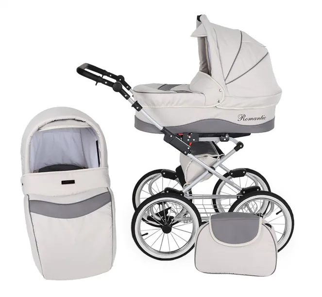 kunert-romantic-classic-wozek-3w1-stan-nowy-zestaw-3w1