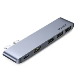 wielofunkcyjny-hub-port-do-macbook-pro-air-2x-usb-c-hdmi-3x-usb-3-0-szary