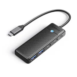rozdzielacz-usb-c-na-usb-a-usb-c-hub-papw2ac-c3-czarny-akcesoria