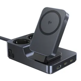 stacja-ladujaca-bezprzewodowa-6w1-usb-a-usb-c-gniazdo-ac-67w-czarna