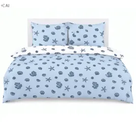 posciel-dwustronna-100percent-bawelniana-220x200cm-2x70x80cm-niebieska-morska