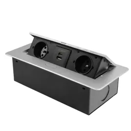 gniazdo-nablatowe-chowane-w-blat-kuchenny-wpuszczane-usb-c-2x230v-srebrne