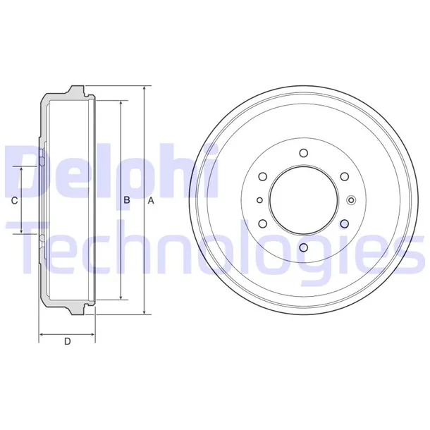 beben-hamulcowy-delphi-bf573-waga-z-opakowaniem-11-kg