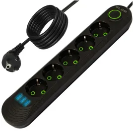 przedluzacz-listwa-zasilajaca-wlacznik-3x-usb-5-gniazd-5m-uziemienie