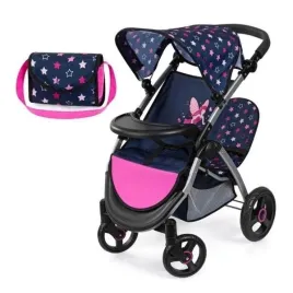 wozek-podwojny-dla-lalek-bayer-design-granatowy-z-torba-46-cm