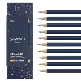 caran-d-ache-kredki-cosmic-blue-metaliczne-10-kolorow-olowkowe