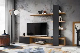 zestaw-mebli-do-salonu-eco-czarny-mat-wotan-190-szafka-rtv-polki-wiszace