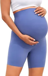 legginsy-krotkie-ciazowe-z-wysokim-stanem-niebieskie-xl