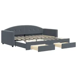 rozkladana-lezanka-z-szufladami-ciemnoszara-212-x-100-x-75-cm