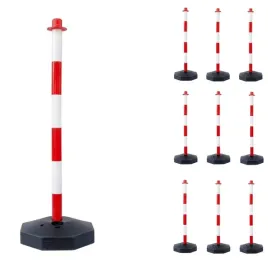 slupek-wygrodzeniowy-bialo-czerwony-80-cm-slupek-ostrzegawczy-zestaw-10