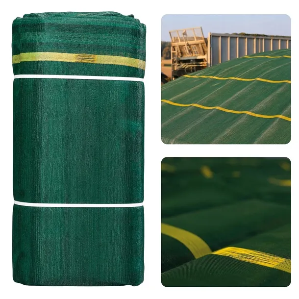 Siatka Ochronna Na Pryzmy 12x25m do Kiszonki Silos Kiszonkę Agromen