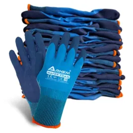 12-par-rekawice-robocze-wodoodporne-ochronne-bhp-latex-arhem-water-foam