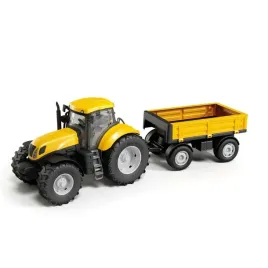 traktor-z-przyczepa-zolty