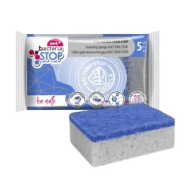 zmywak-z-warstwa-szorujaca-marki-york-bacteria-stop-5-sztuk