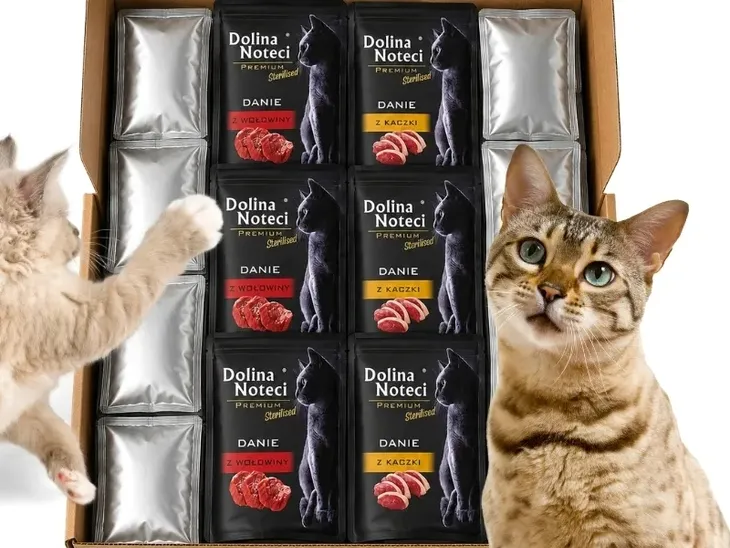 KARMA MOKRA DLA KOTA DOLINA NOTECI DANIE + PET REPUBLIC MIX SMAKÓW 40 X 85G