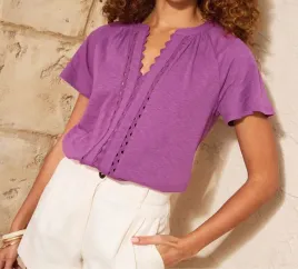 fioletowy-love-and-roses-notch-neck-ric-rac-short-sleeve-top-roz-46