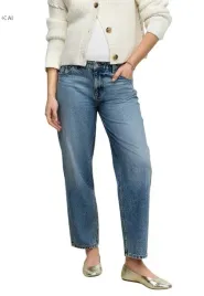 next-mid-blue-maternity-barrel-denim-100percent-cotton-jeans-eu38