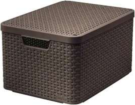 curver-koszyk-l-z-pokrywa-30l-ciemny-braz-crv205861