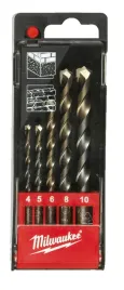 milwaukee-wiertla-do-betonu-komplet-5szt-4-5-6-8-10mm-4932480157