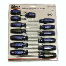 wkretaki-14szt-silver-ex11593