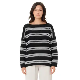 bluzka-damska-sarah-pacini-w-paski-czarna-r-one-size