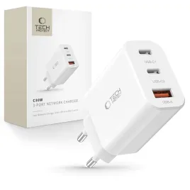 ladowarka-tech-protect-nc30w-sieciowa-2x-usb-c-pd-30w-usb-a-qc-3-0-biala