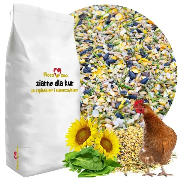 NATURALNA KARMA PASZA ZIARNO KRUSZONA DROBNA DLA DROBIU KUR NIOSKA