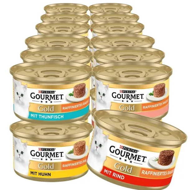 Gourmet Gold MIX smaków 24x85g