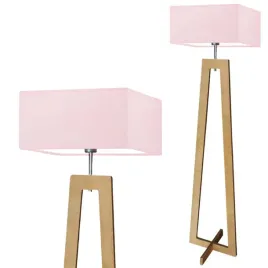 lampa-stojaca-podlogowa-rozowa-drewniana-led-e27-z-abazurem-nowoczesna
