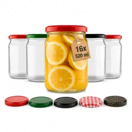 sloik-szklany-520-ml-15x-z-zakretka-fi-82-na-przetwory-dzem-miod-konfitury