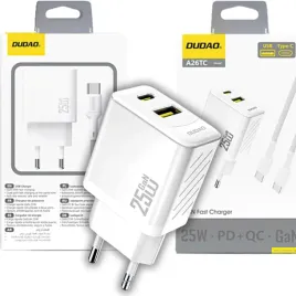 ladowarka-usb-c-ladowarka-sieciowa-do-telefonu-gan-25w-usb-a-usb-c-biala
