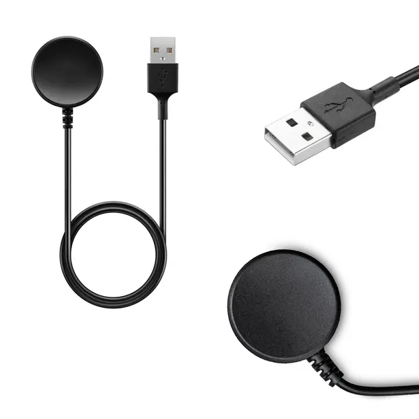 ŁADOWARKA INDUKCYJNA MAGNETYCZNA USB-A DO SAMSUNG GALAXY WATCH CZARNA