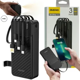 powerbank-dudao-k11-pro-20000mah-z-wbudowanymi-kablami-czarny